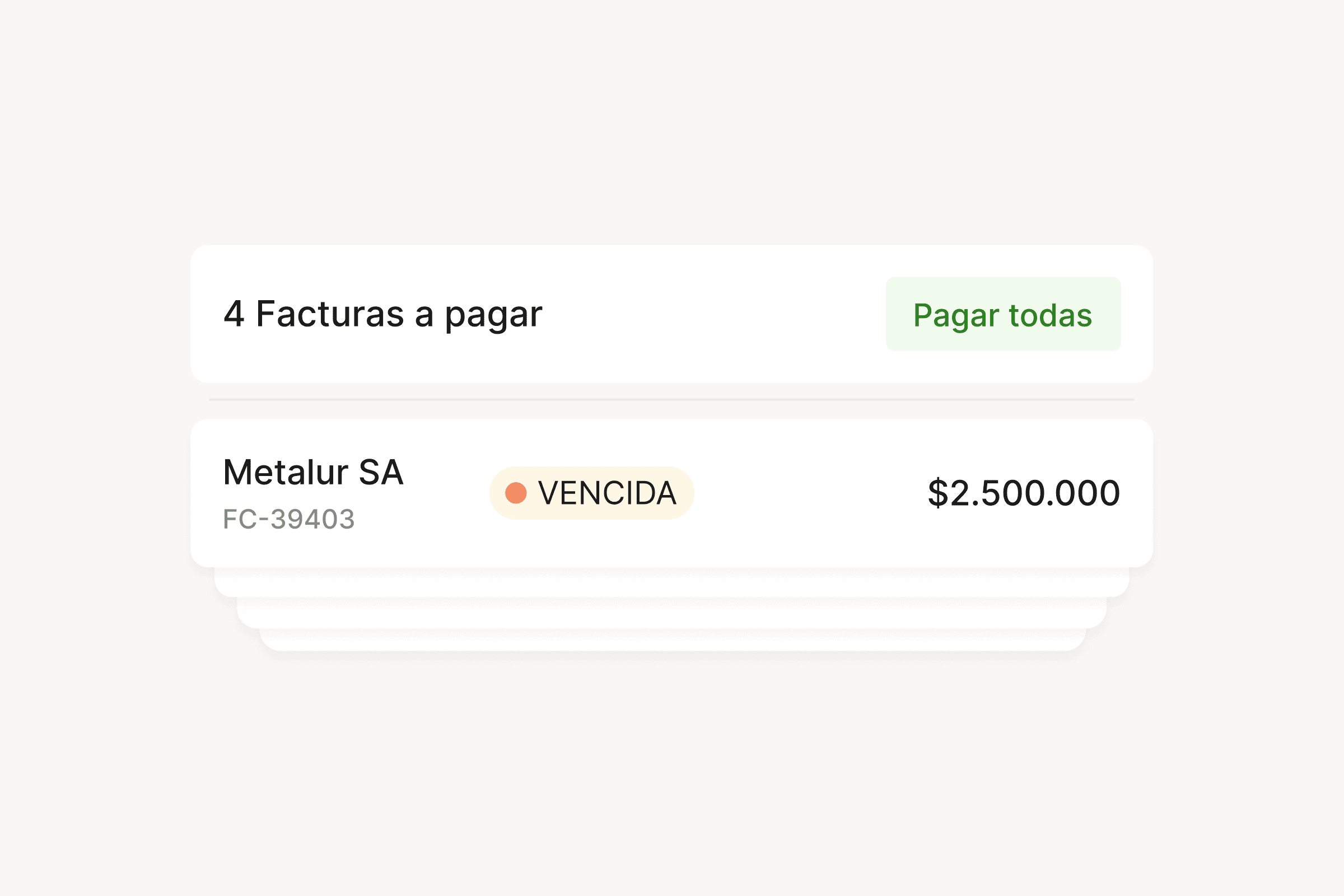 Pago masivo