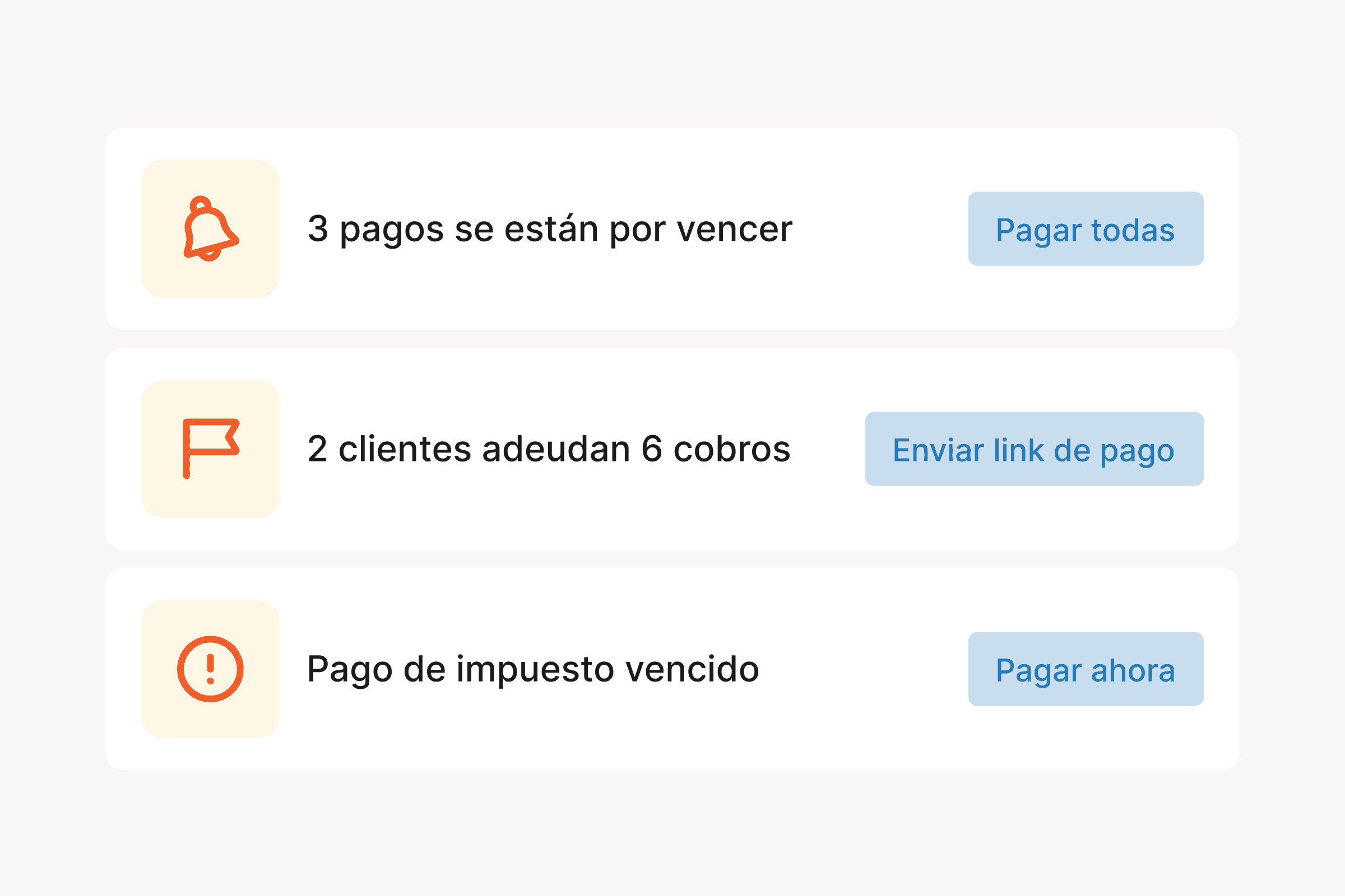 Alertas de vencimientos